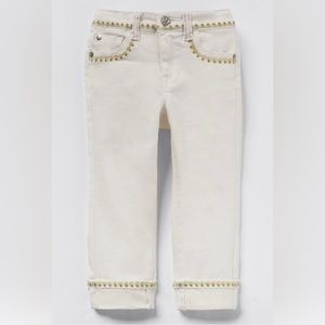 NWT Matilda Jane Girls Logan Cropped
Straight Leg White Size 4